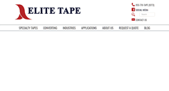 Desktop Screenshot of elitetape.com