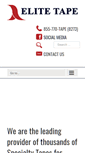 Mobile Screenshot of elitetape.com